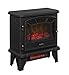 Duraflame DFI-550-22 Freestanding Infrared Quartz Fireplace Stove with Remote Control 1500W, Black