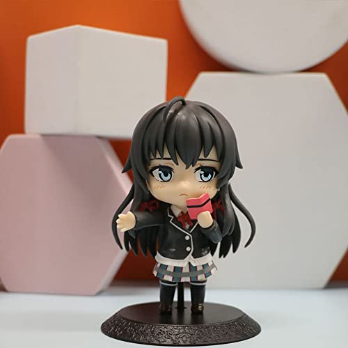 4Pcs My Teen Romantic Comedy Snafu Figure, Q Version Yukinoshita Yukino/Yuigahama Yui Action Figure Pvc Figure Doll Model Cartoon Desktop Home Decoration #TOP4