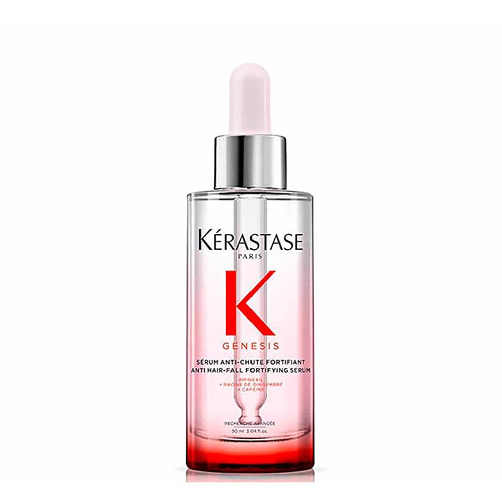 Kérastase Trio Spring Set Genesis 2026 540 ml - Pack Anticaída Cabello Debilitado con Champú Bain Hydra-Fortifiant 250 ml, Fondant Renforçateur 200 ml y Sérum Anti-Chute 90 ml