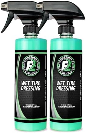 ExoForma Wet Tire Dressing Spray - Extremely High Shine Tire Dres...