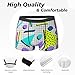 Hcpwzrf Fashion 80s Pattern Men'S Breathable Boxer Shorts With Elastic Waistbandx-Large Black