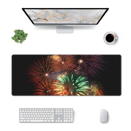 Tapis de souris d'ordinateur Splendid Fireworks grand format - 3