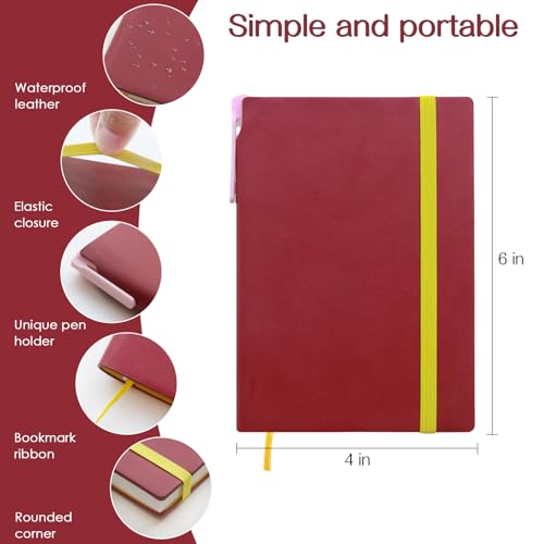 Carnet de notes de poche minimaliste J6&H6 set de 3 premium - 2