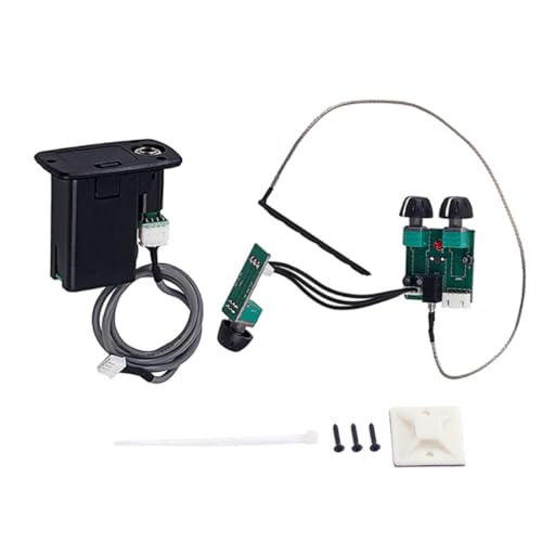 Préampli actif 3 bandes pour guitare acoustique Levemolo système égaliseur basse sans soudure