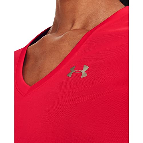 Image of Under Armour Womens Tech V-Neck Short-Sleeve T-Shirt