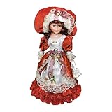 【Fabrication Artisanale Soignée】: Poupée artisanale en porcelaine est réalisée à la main avec un souci du détail exceptionnel. L'objet décoratif féminin présente des finitions minutieuses qui font de chaque pièce une création unique pour les amateurs de belles choses