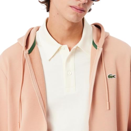 Image of Lacoste Men's Classic Fit Zipped Fleece Sweatshirt