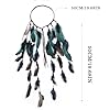 Zoestar Bandeau à plumes bohème indien tribal avec plumes et pampilles - Accessoire de cheveux pour femmes et filles #1