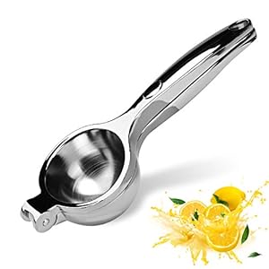 Podazz Citroen Squeezer Hand Press Juicer, RVS Handmatige Squeezer Citroen, Limoen, Fruit, Citrus, Keuken Tool voor Voeding, Drank (2.3Inch)