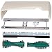 Produktbild Premium Service Set Plus - Fronthaube. Frontbürste, Ersatzbürste & Bodenblech - Passend für Vorwerk EB 351 - Bestleistung beim Saugen - Hochwertige Qualität