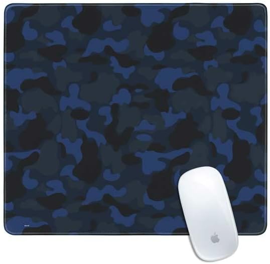 Vista 33 de Skinit Alfombrilla de mouse grande para juegos, diseño de camuflaje de dientes de tiburón con bordes cosidos, impermeable, base de goma