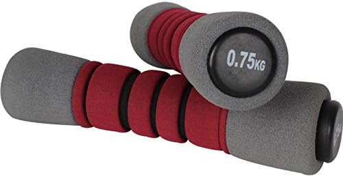 Foam Padded 0.75KG Yoga Dumbbell Hand Weights Fitness Exercise (Set of 2) BT-3Y06