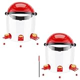 Saillong Lot de 2 casques d'alimentation à colibris améliorés, chapeau d'alimentation port...