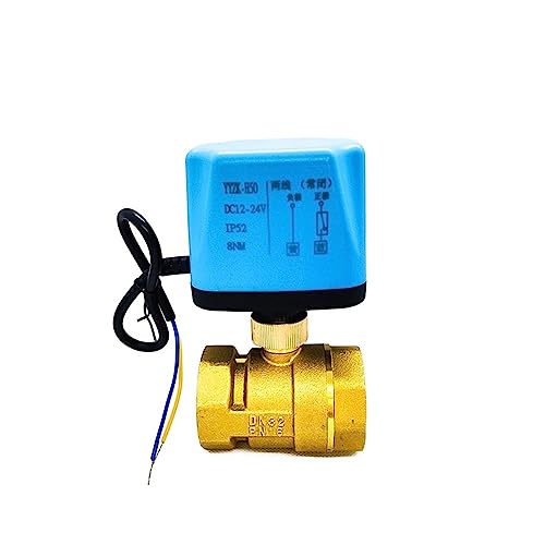 Vanne à bille électrique 12V DC normalement ouverte motorisée 1-1/4 pouce - 2
