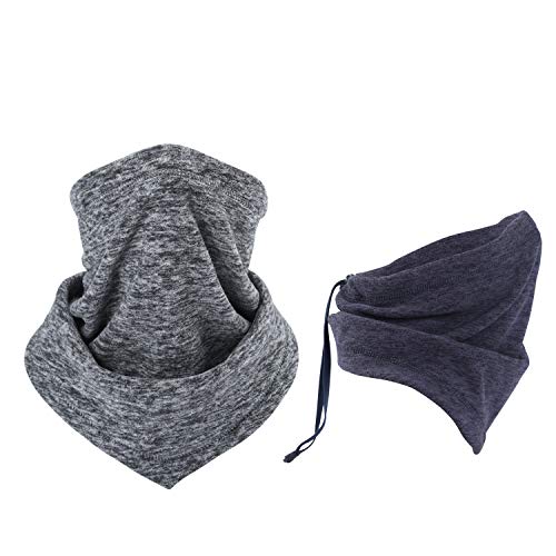 Neck Warmer Gaiter- Winter Thicken Soft Elastic Fleece Skiing Face Scarf Mask