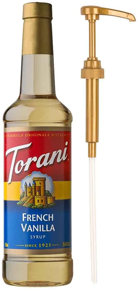 French Vanilla Syrup - 750ml and Pump