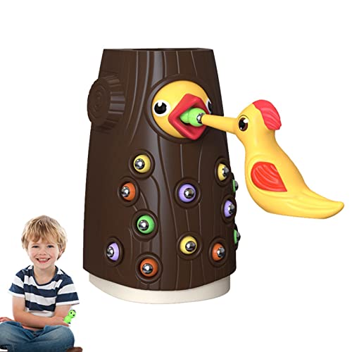Pegando Worm Toy - Brinquedos de pássaros para crianças | Brinquedos de criança montessori para cria