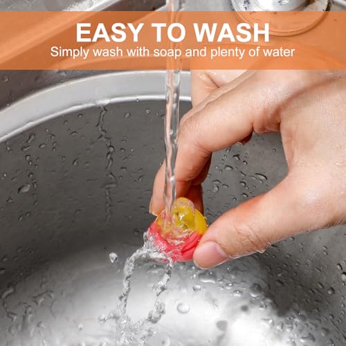 100 Pieces Silicone Wax Containers Non Stick Silicone Wax Containers Multi Use Storage Jars Oil Concentrate Bottles for Home Kitchen Travel, Assorted Colors (2 ml)4