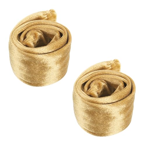 Cache-cordon en velours doré PATIKIL 0,8m lot de 2 gaines à fermeture éclair pour fil de lustre