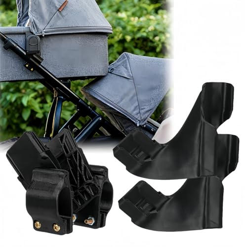 Vivid Totes for Upper Bassinet Conversion Kit for UPPAbaby Vista V2/V3, Secure Bolt-On Bassinet Adapter for Rumble Seat Below, Safe Upper Frame Mount (Rumble + Bassinet)