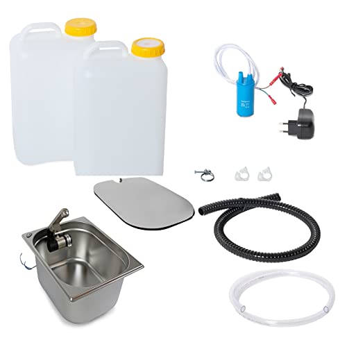 230V DIY Camping Miniküche Bausatz Wohnmobil Caravan 325x265x150...