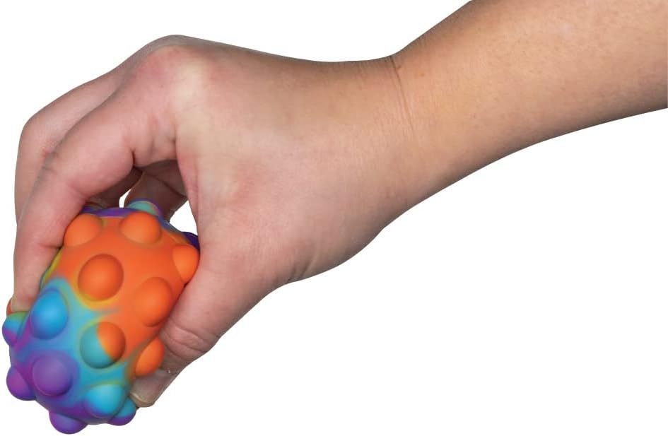 Raymond Geddes Everlasting Pop N Ball Stress Ball Fidget Toy Set, Multi (72035) (Pack of 144)