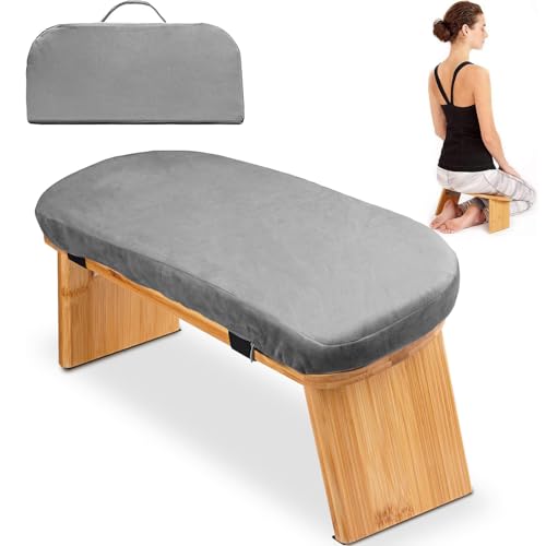 Hihealer Meditationsbank – Klappbare Ergonomische...