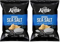 Kettle Original Sea Salt Potato Chips 165g (Pack of 2)