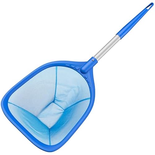 Pool Skimmer Net 26.8 inches with Fine Aluminum Pole for Fast Cleaning
