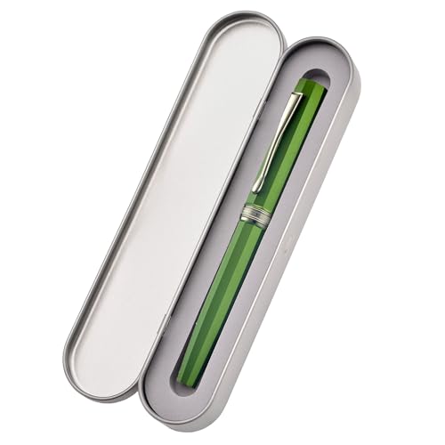 Hongdian N11 stylo plume octogonal vert au design géométrique haut de gamme