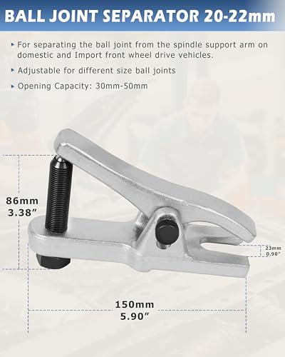 DAYUAN 3 TLG. Spurstangenkopf Set Ausdrücker Kugelgelenk Traggelenk Abzieher Kugelgelenkabzieher Werkzeug