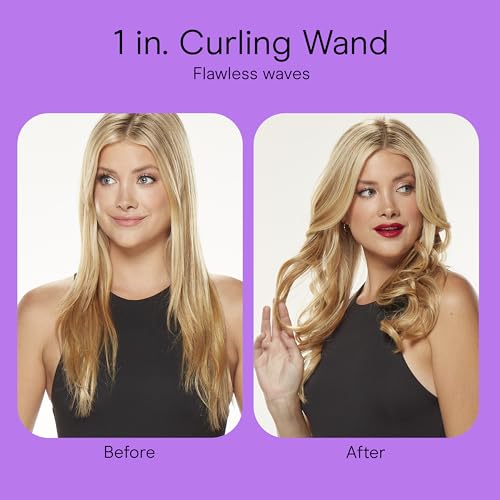 INFINITIPRO BY CONAIR Tourmaline Ceramic 1-Inch Curling Wand, 1-Inch Barrel Produces Flawless Waves, Hair Wand for Use on Short, Medium, and Long Hair, Dark Gray by INFINITIPRO BY CONAIR - Image 9