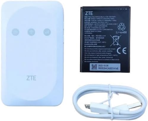 Interna view of ZTE MF935 showing SIM card slot and battery compartment