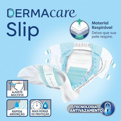 Fralda Geriátrica Tena Slip Dermacare EG 24 Unidades