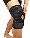Dr. Segnini KNEE BRACE HINGED COMPRESSION SLEEVE JOINT SUPPORT OPEN PATELLA STABILIZER WRAP (L)