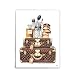 Louis Vuitton makeup art print of watercolor painting, (NO FRAME), 5"x 7", 8"x 10", 9"x 12", 11"x 14" and 12"x 16"