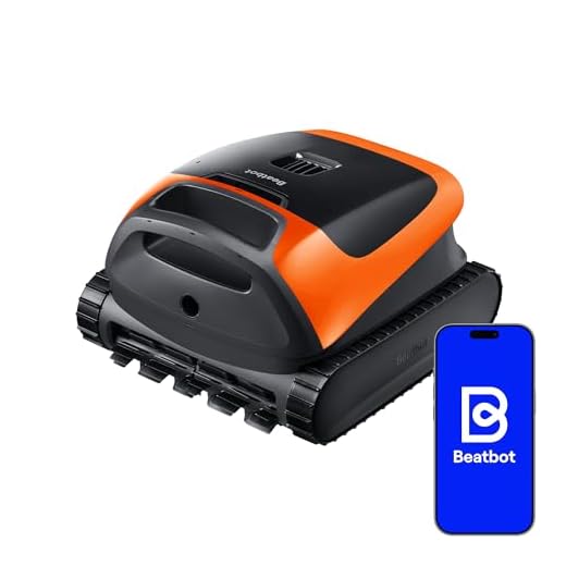 Beatbot (2026 Neu Sora 30 Poolroboter Akku Boden und Wand, 25700LPH Saugleistung, 3-Zonen-Reinigung, 5 Stunden Laufzeit, Filterkorb mit 5 L Kapazität, Mandarine