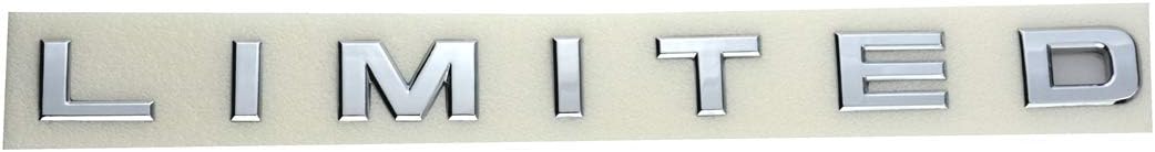 2 PACK 11Inch LIMITED Sticker 3D Logo Auto Car Emblem Badge ABS Decal For Universal Car (Chrome)