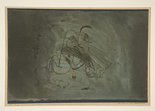Tableau le couple au crépuscule de Paul Klee, une image poétique sur toile