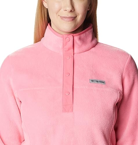 Image of Columbia Womens Benton Springs Half Snap II Pull Over Fleece Jacket, Dark Stone /Canoe /Vintage Blue, 3X