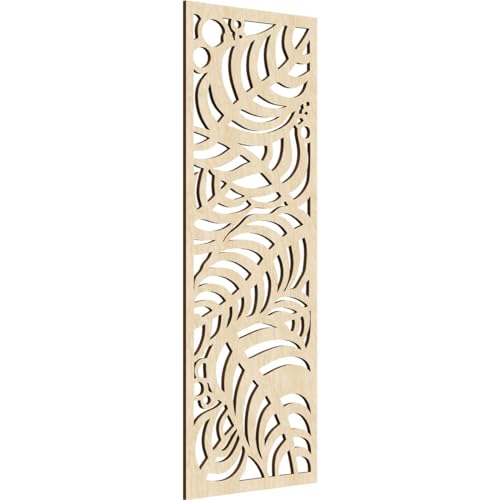 Image of 21 3 /8 inchW x 54 3 /8 inchH x 3 /8 inchT Mills Decorative Fretwork Wood Wall Panels, Birch