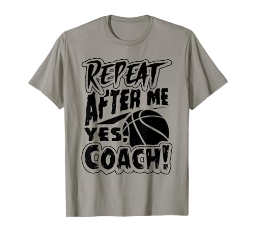 Ripeti After Me Yes Coach Divertente Regalo di Pallacan Maglietta