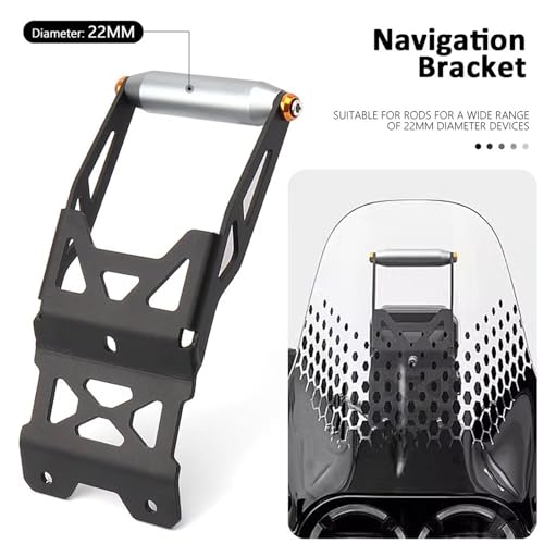 Support GPS Moto Stable Ducati Desert X Contre Vibrations et Panne