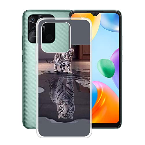HHUAN Silicone Coque pour Xiaomi Redmi 10C Cover
