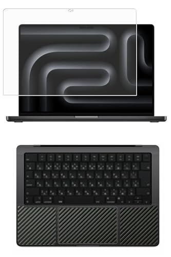 3_Zbg[ʁ{p[Xg{^b`pbh] ClearView MacBook Pro 14 M4 2024 / M3 2023Ή }bg ˒ጸ{XLV[ ی tB h~ { [ubN J[{]
