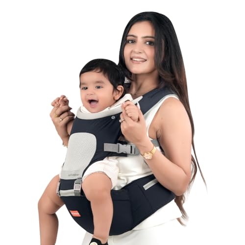 Infantso Premium Hip Seat Baby Carrier with 6 Adjustable Carry Positions, Carrier for 0 to 3 years...