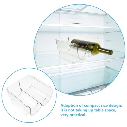 Soporte apilable acrílico para botellas de vino 2 pcs miniatura 4