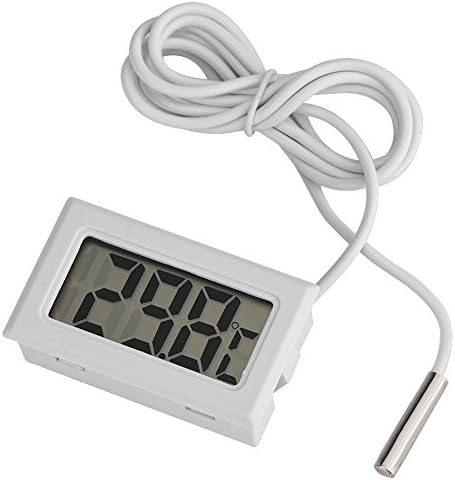 VBESTLIFE LCD Digital Thermometer, Mini Temperature Meter Probe Sensor Digital LCD Thermometer