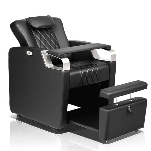 OmySalon Electric Pedicure Chair Black