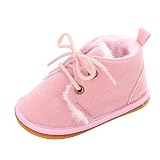 Lazzboy Babyschuhe Baby Schuhe Weiche Sohle Turnschuhe Winterschuhe Heligen Kleinkind Leuchtende Stern Leuchtendes Kind Zufällige Bunte(Rosa,13（12~18 M）)
